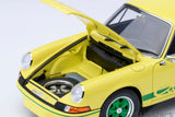 Porsche 911 Carrera 2.7 RS - light yellow / green stripes 1:18