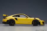 Porsche 911 (991.2) GT2RS 2017 Weissach Package - racing yellow 1:18