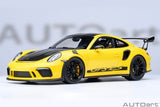 Porsche 911 (991.2) GT3RS 2017 Weissach Package - racing yellow 1:18