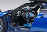 Pagani Huayra BC 2016 - blue carbon/carbon 1:18