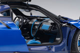 Pagani Huayra BC 2016 - blue carbon/carbon 1:18