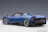 Pagani Huayra Roadster 2017 - blu tricolore carbon fiber 1:18