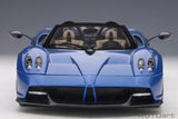 Pagani Huayra Roadster 2017 - blu tricolore carbon fiber 1:18