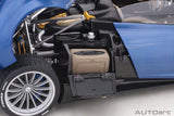 Pagani Huayra Roadster 2017 - blu tricolore carbon fiber 1:18