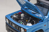 Suzuki Jimny (JB64) 660cc/RHD - brisk blue metallic 1:18