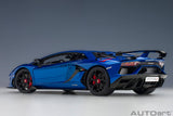 Lamborghini Aventador SVJ 2019 - blu Nethuns/metallic blue 1:18