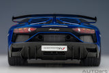 Lamborghini Aventador SVJ 2019 - blu Nethuns/metallic blue 1:18