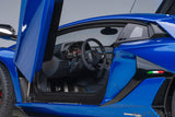 Lamborghini Aventador SVJ 2019 - blu Nethuns/metallic blue 1:18