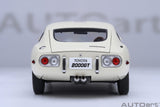 Toyota 2000GT 1967 - white 1:18