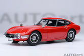 Toyota 2000GT 1967 - red 1:18