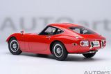 Toyota 2000GT 1967 - red 1:18