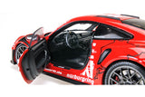 PORSCHE 911 (992) GT3RS 2024 - RED - Getspeed Race Taxi 1:18