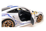 PORSCHE 911 (992) GT3RS 2023 - White/yellow Decor 1:18
