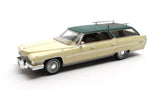 Cadillac DeVille Wagon (1972) - Personal car from Dean Martin - creme/green 1:43