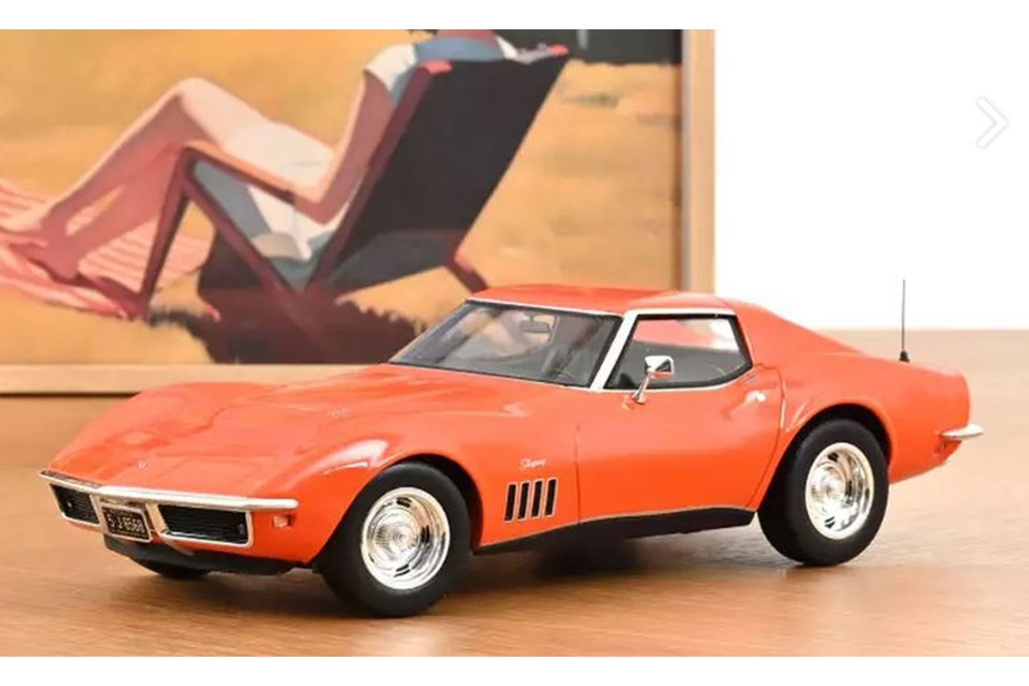 ミニカー　1/43 Chevrolet Corvette C3 #143 2nd Tour de France Automobile 1969 H. Greder - A. Vigneron [SF284] 1/43 Spark 1969 Chevrolet Corvette C3 #143 2nd Tour de