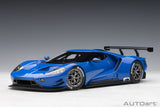 Ford GT LM Plain Body Version 2018 - blue 1:18