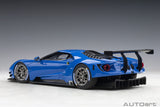 Ford GT LM Plain Body Version 2018 - blue 1:18