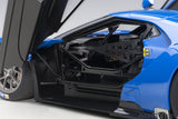 Ford GT LM Plain Body Version 2018 - blue 1:18