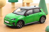 Renault 5 E-Tech 100% Electric 2024 - Pop Green & Black 1:18