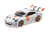PORSCHE 911 (992) GT3RS 2023 - White/orange Decor 1:18