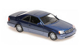 MERCEDES-BENZ 600SEC COUPE 1992 - Blue Metallic 1:43