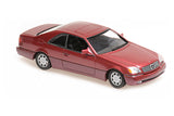 MERCEDES-BENZ 600SEC COUPE 1992 - RED Metallic 1:43