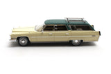 Cadillac DeVille Wagon (1972) - Personal car from Dean Martin - creme/green 1:43