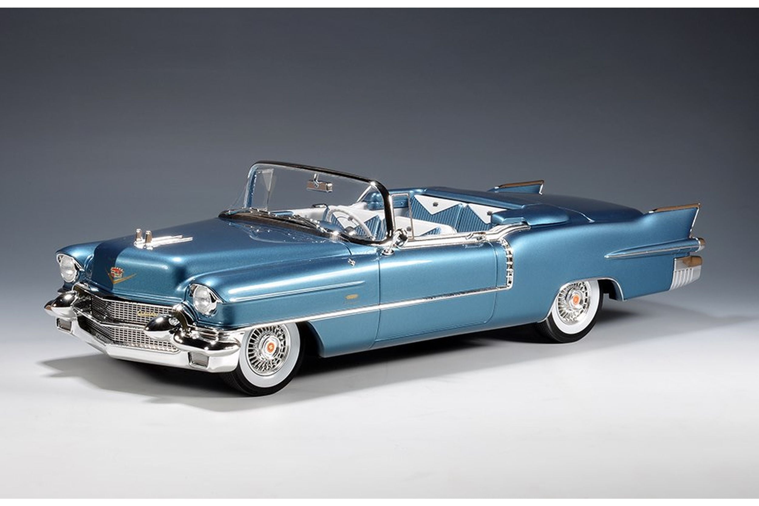 その他 CADILLAC HCT-5-007 1956 Cadillac Eldorado Biarritz (open roof) - bahama blue 1:18
