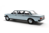 Mercedes W123 Lang (1978) - blue met 1:18