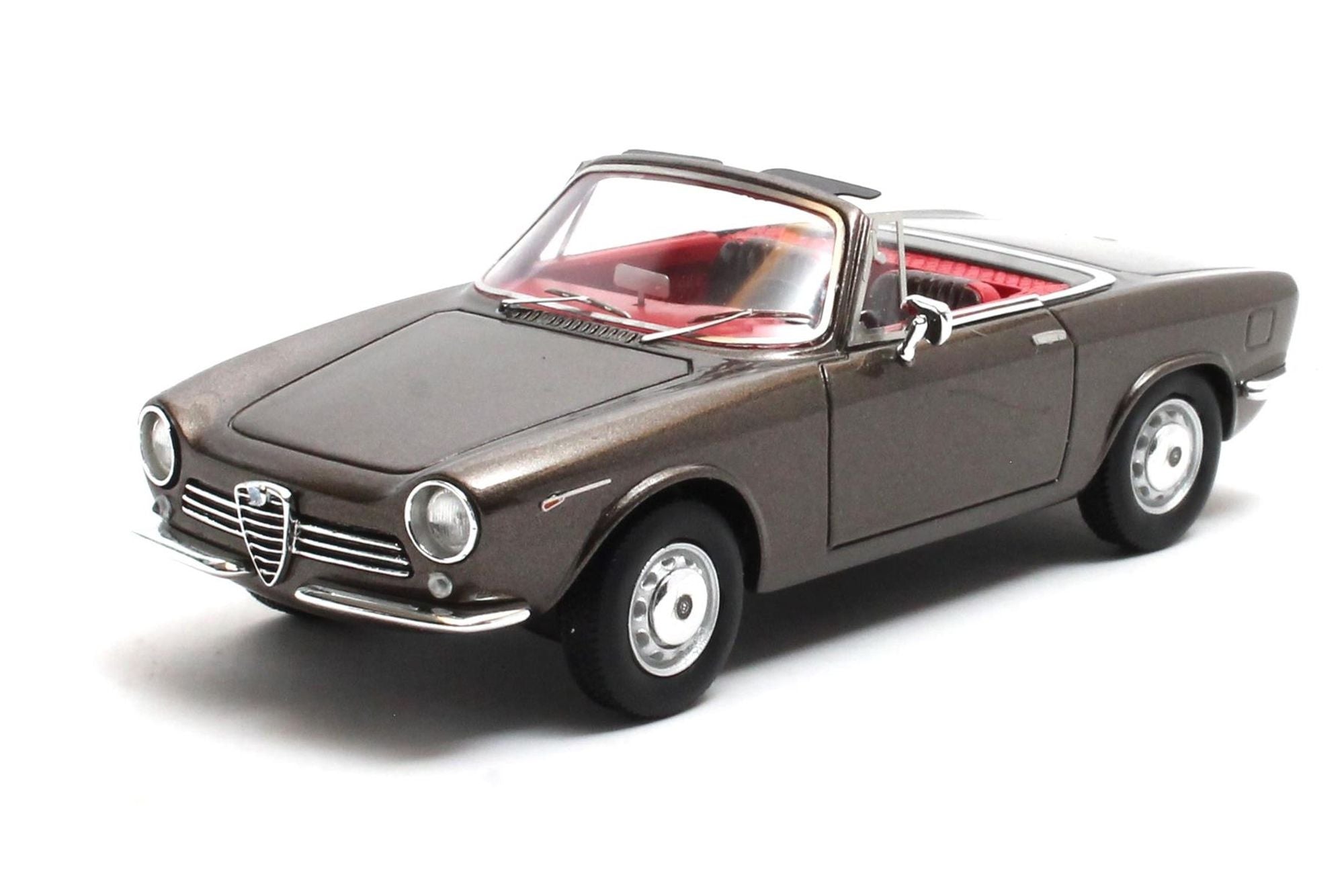 匿名発送MINICHAMPSAlfaRomeo Giuliaspider1962 Alfa Romeo Giulia GT Spider Prototipo (105.03#00002) 1963 - brown