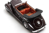 Maybach Zeppelin DS8 4-Door Cabriolet by Spohn 1934 - maroon 1:43