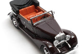 Maybach Zeppelin DS8 4-Door Cabriolet by Spohn 1934 - maroon 1:43