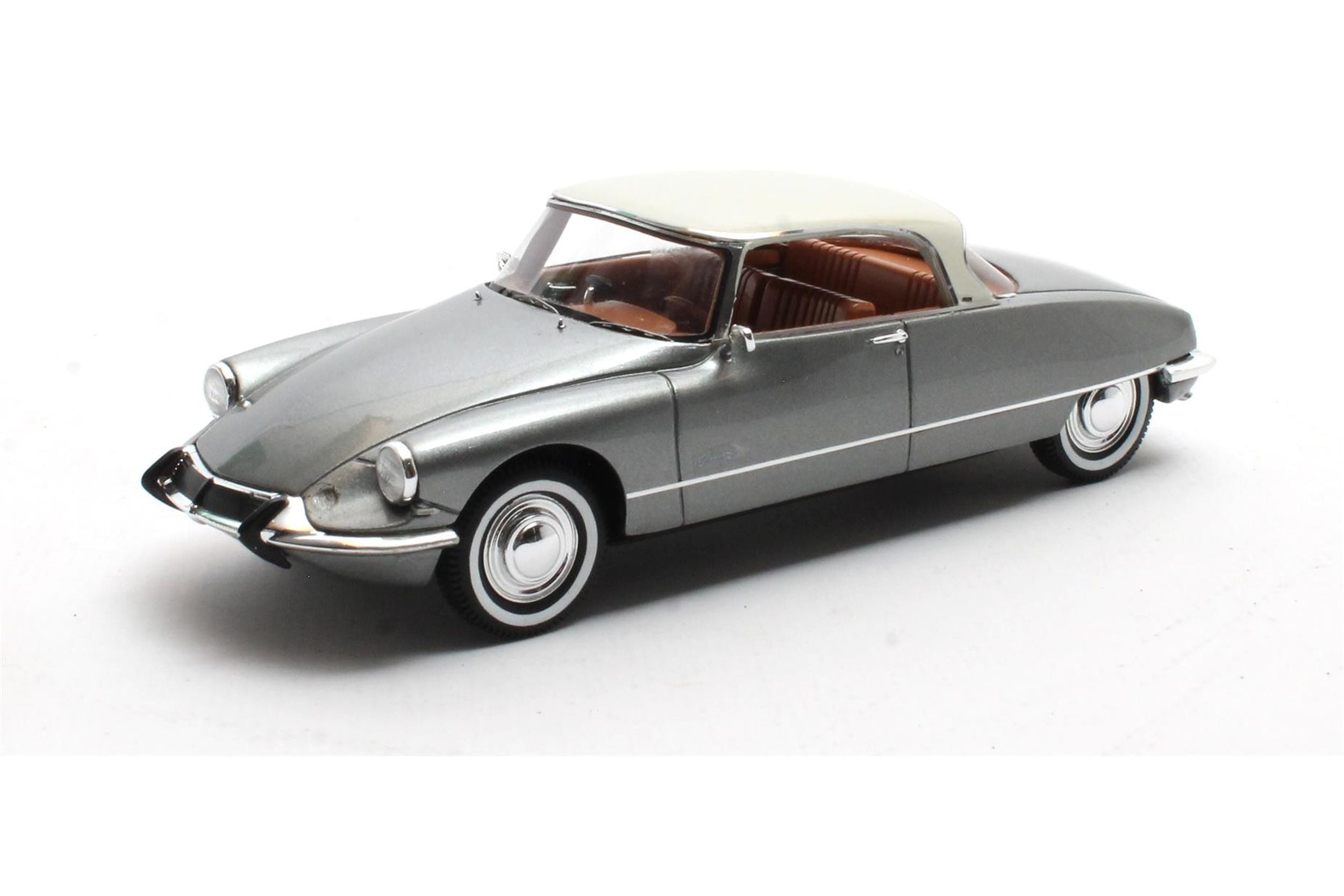 NOREV 1/43 Citroën DS21 PALLAS 1967 Vert Toit Argenté (miniature Métal)