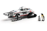 Porsche 356A "Valkyrie Racing" - Antartica Ice Challenge 2021 + Penguins mother & child 1:43