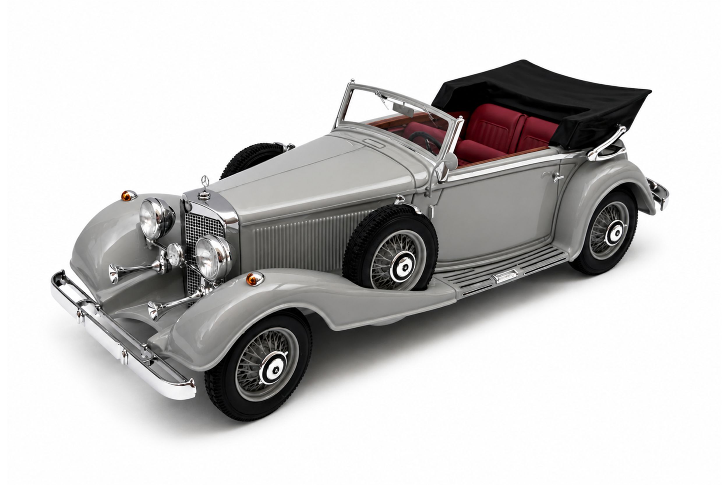 Mercedes-Benz 770K W150 Cabriolet B 1939 - dunkelrot 1:43 – Thomas