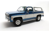 Chevrolet Blazer K5 (1973-1978) - blue/white 1:18