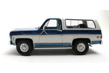 Chevrolet Blazer K5 (1973-1978) - blue/white 1:18