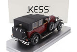 ISOTTA FRASCHINI TIPO 8A LANDAULET (1924) - BORDEAUX/BLACK 1:43