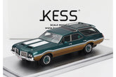 OLDSMOBILE VISTA CRUISER 442 SW STATION WAGON 1972 - green met. 1:43