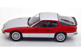 Porsche 924 Turbo (1986) - silver/red 1:18