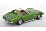 Chevrolet Corvette C3 (1972) - removable roof - light green metallic 1:18