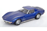 Chevrolet Corvette C3 (1972) - removable roof - blue 1:18
