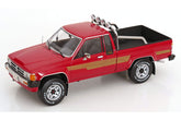 Toyota Hilux Truck Xtra Cab 4x4 (1985) - red 1:18