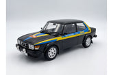 Saab 99 Turbo (1977) - black and racing decals 1:18