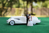 Duesenberg SJ544-2570 Bohman & Schwartz Convertible 1936 - white 1:43