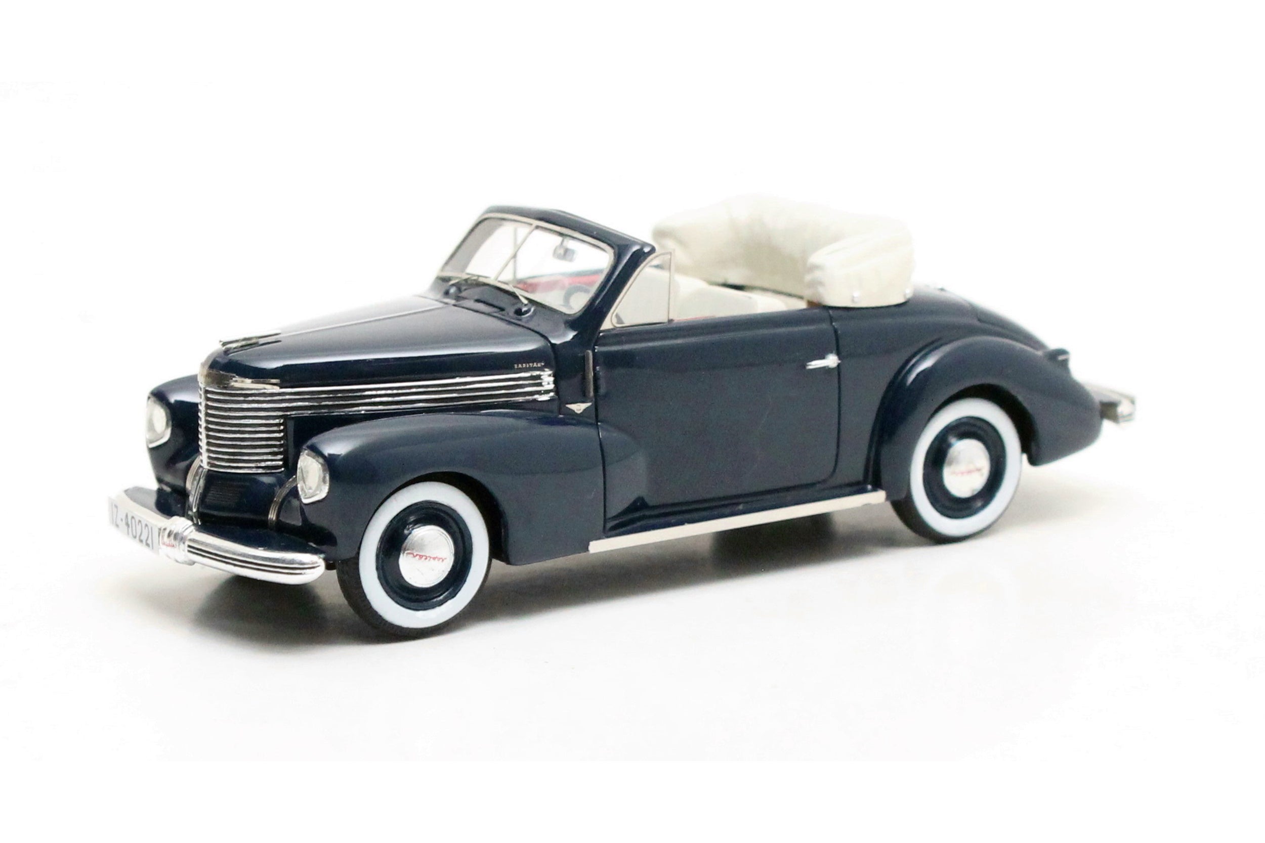 Opel Kapitan Hebmuller Cabrio blue 1:43 – Thomas Langejürgen