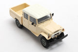 Toyota HJ45 Landcruiser Crew Cab 1979 - cream 1:43