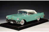 1957 Cadillac Series 62 Convertible (closed roof) - Thebes green met. 1:18