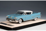 1958 Cadillac Coupe De Ville - Somerset Blue with Alpine White 1:43
