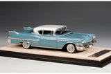 1958 Cadillac Coupe De Ville - Somerset Blue with Alpine White 1:43